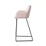 Jesper Home Noto Barkruk - Petal Pink Slide Black (H)