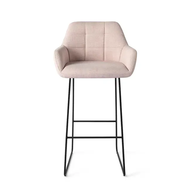 Jesper Home Noto Barkruk - Petal Pink Slide Black (H)