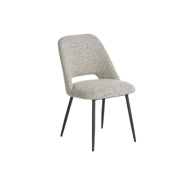Eetkamerstoel Alfi - Oasis Khaki - Fix black