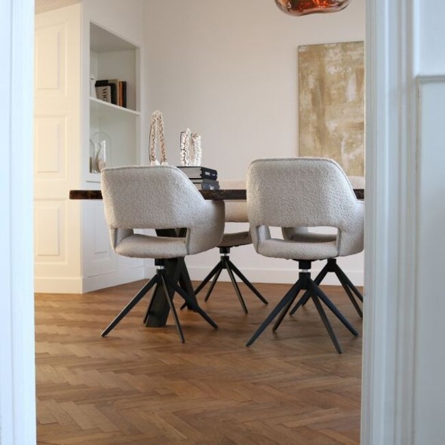 Kick Collection Eetkamerstoel Owen - Creme