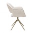 Kick Collection Eetkamerstoel Owen - Creme  - onderstel beige