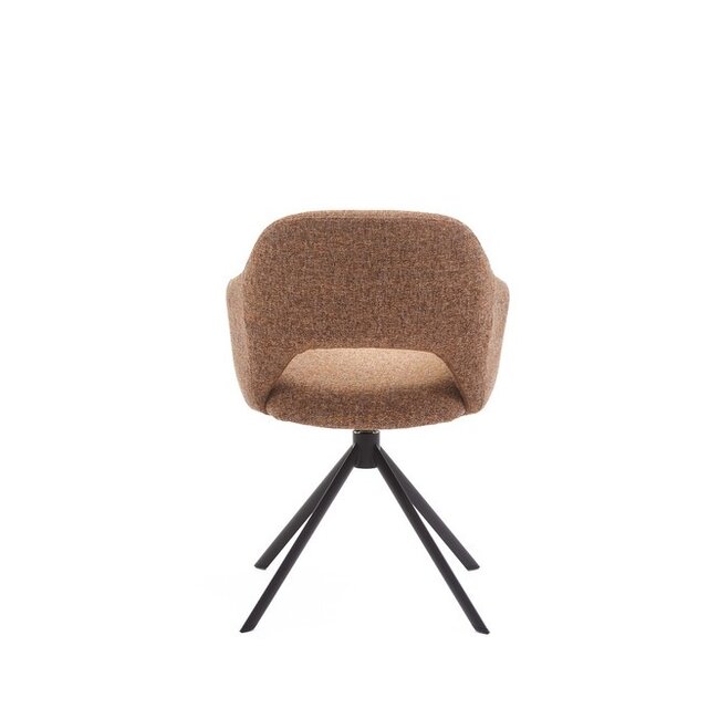 Eetkamerstoel Brentos | Oasis caramel - Turn black