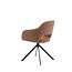 Eetkamerstoel Brentos | Oasis caramel - Turn black