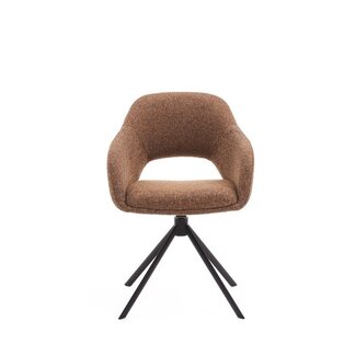 Eetkamerstoel Brentos | Oasis Caramel - Turn black