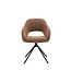 Eetkamerstoel Brentos | Oasis caramel - Turn black