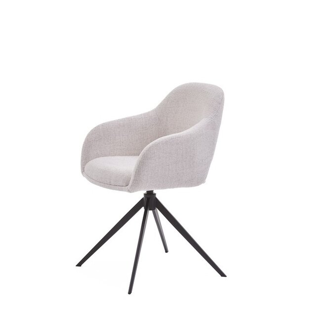 Eetkamerstoel Brentos | Oasis naturel - Turn black