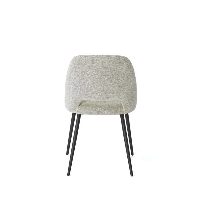 Eetkamerstoel Alfi - Sneak Naturel - Fix black