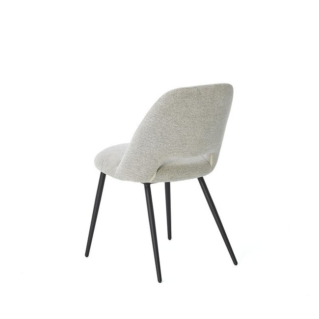 Eetkamerstoel Alfi - Sneak Naturel - Fix black