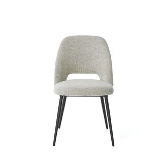 Eetkamerstoel Alfi - Sneak Naturel - Fix black