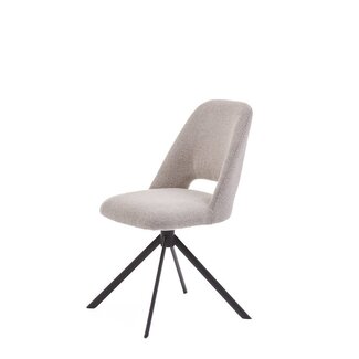 Eetkamerstoel Alfi - Swivel - Sneak Naturel - Swivel black