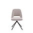 Eetkamerstoel Alfi  - Sneak Naturel - Swivel - Black
