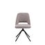 Eetkamerstoel Alfi - Oasis Khaki - Swivel - Black