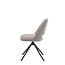 Eetkamerstoel Alfi - Oasis Khaki - Swivel - Black