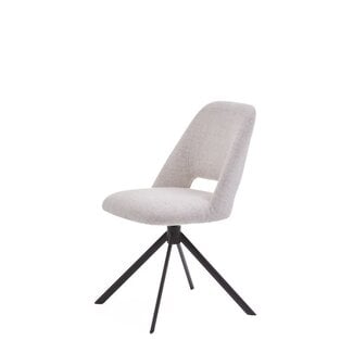 Eetkamerstoel Alfi - Swivel - Oasis Naturel - Swivel black