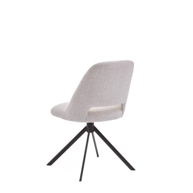 Eetkamerstoel Alfi - Swivel - Oasis Naturel - Swivel black