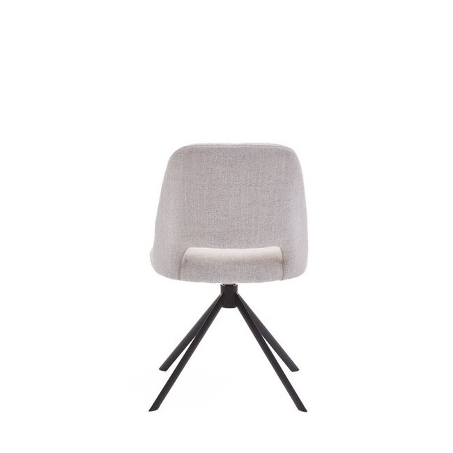 Eetkamerstoel Alfi - Swivel - Oasis Naturel - Swivel black