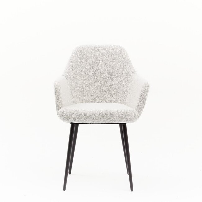 Eetkamerstoel Cyprus  | Alpine Champagne - Fix black