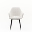Eetkamerstoel Cyprus  | Alpine Champagne - Fix black