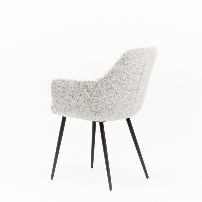 Eetkamerstoel Cyprus  | Alpine Champagne - Fix black