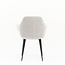 Eetkamerstoel Cyprus  | Alpine Champagne - Fix black