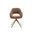 Eetkamerstoel Brentos - Oasis Caramel - Oak Naturel