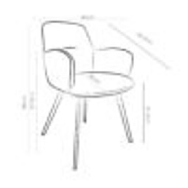 Eetkamerstoel Mona - Oasis Naturel