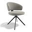 Eetkamerstoel Zento - stof marte var 023 x ascot toffee