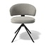Eetkamerstoel Zento - stof marte var 023 x ascot toffee