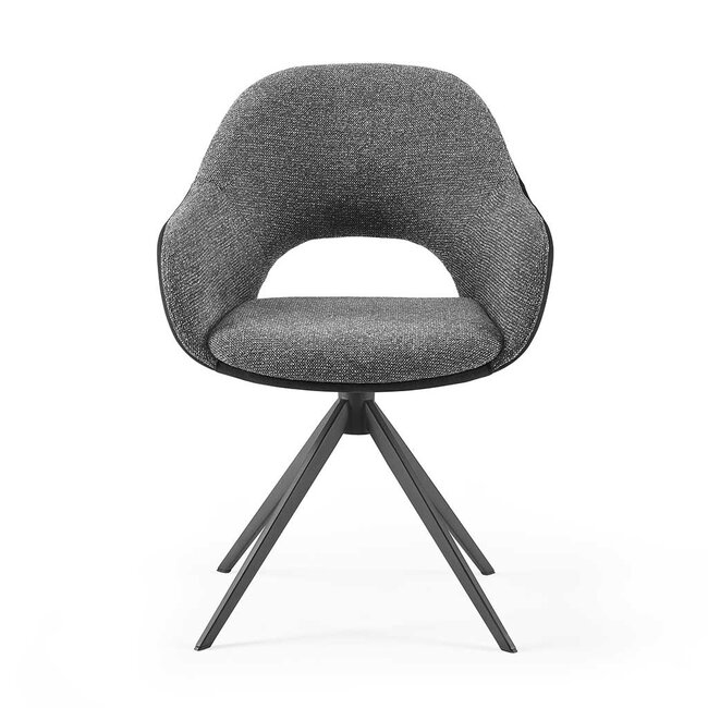 Eetkamerstoel Modena - Sneak Grey 65 x Bull Antracite 67