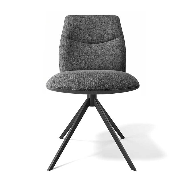 Eetkamerstoel Fiora zonder armleuning - Sneak Grey 65 x Bull Antracite 67