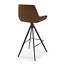 Barkruk Fiora - Sneak naturel 01 x Bull Brown 15 | 75 cm