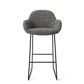 Jesper Home Kushi  Skyfall - Barkruk Slide Black (H)