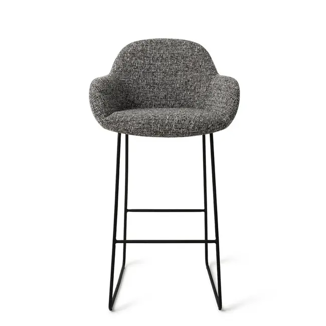 Jesper Home Kushi Skyvall Barkruk Skyvall - Slide Black (H)
