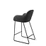 Jesper Home Kushi Barkruk Black out  - Slide Black (L)