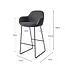 Jesper Home Kushi Barkruk Black out  - Slide Black (H)