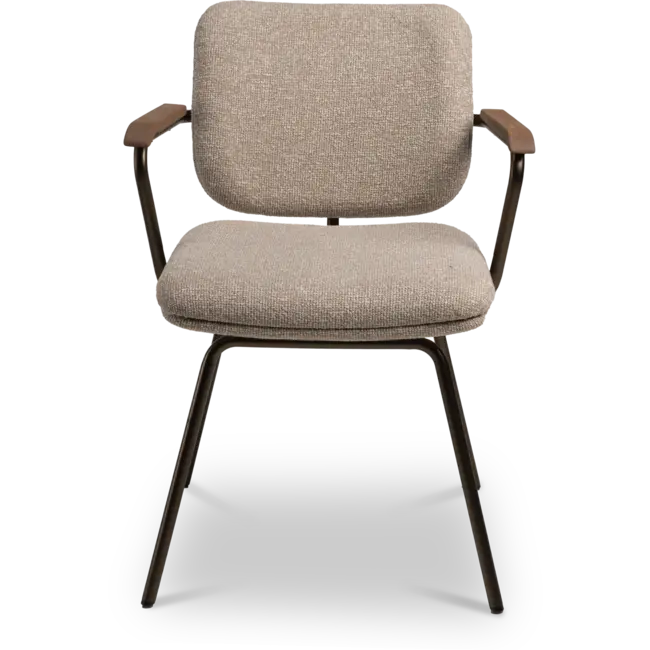 Dyyk Eetkamerstoel Kobe |  Lodge Beige 05 - Fix Anodic Brown
