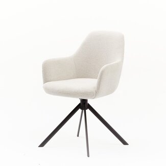 Eetkamerstoel Cyprus | Sneak Linen - Turn black