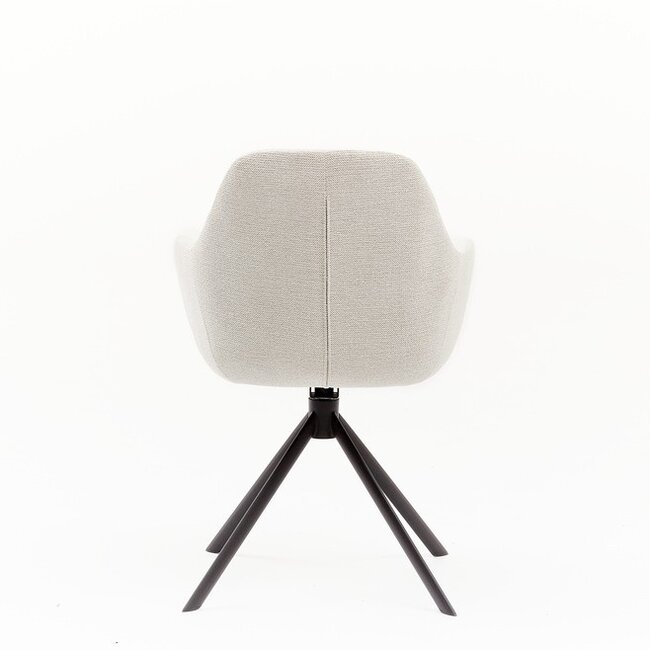 Eetkamerstoel Cyprus | Sneak Linen - Turn black