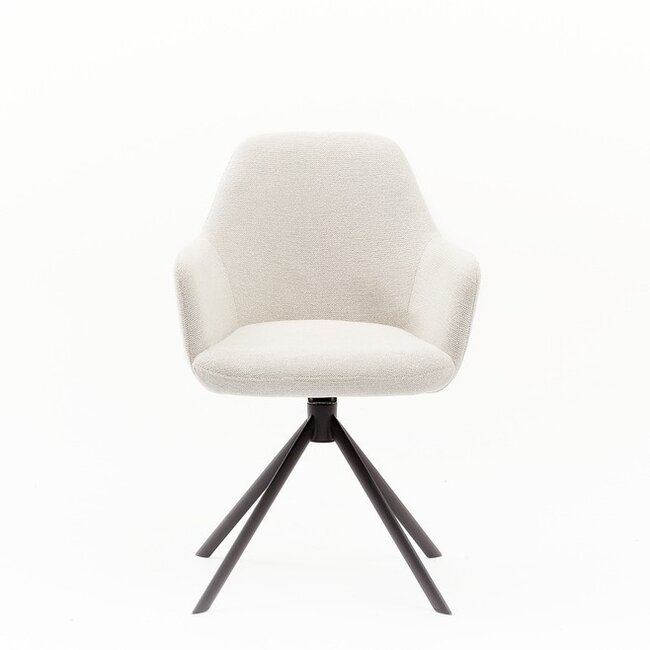 Eetkamerstoel Cyprus | Sneak Linen - Turn black