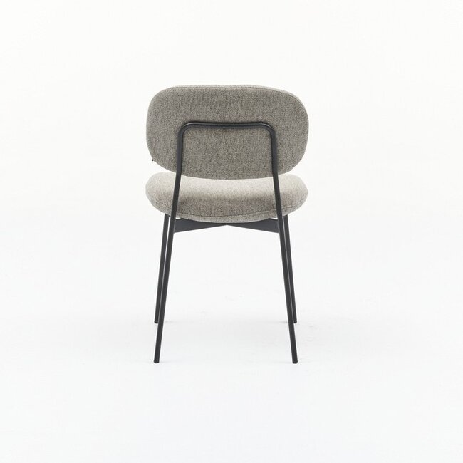Eetkamerstoel Firenze  | Light grey - Fix black