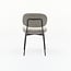 Eetkamerstoel Firenze  | Light grey - Fix black