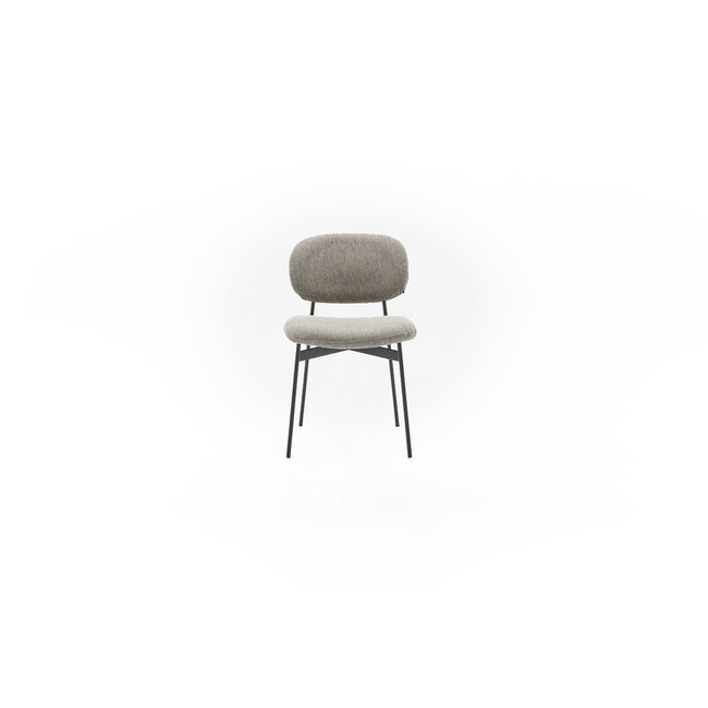 Eetkamerstoel Firenze  | Light grey - Fix black