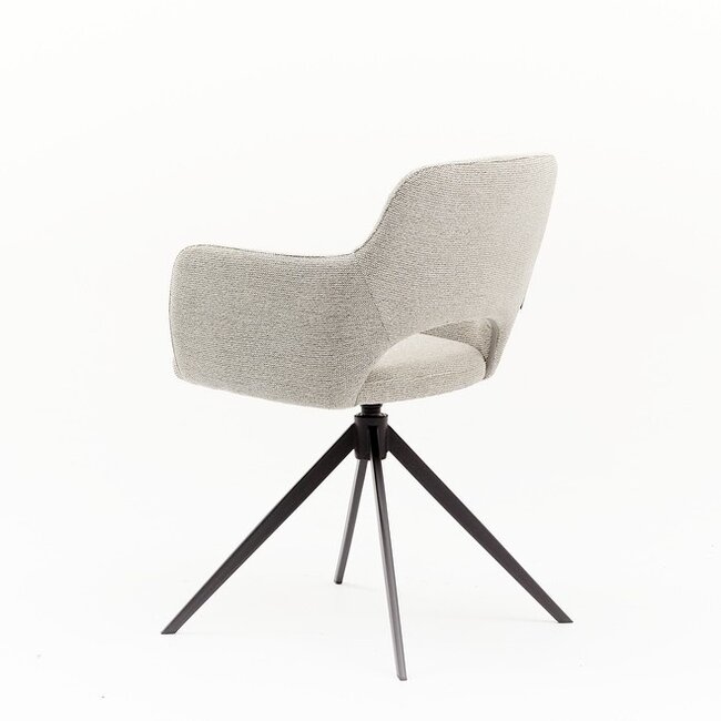 Eetkamerstoel Cosy | Turn - Sneak Naturel - Turn black
