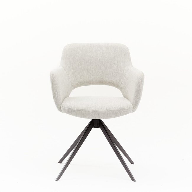 Eetkamerstoel Cosy | Turn -  Lichtgrijs San Remo 901