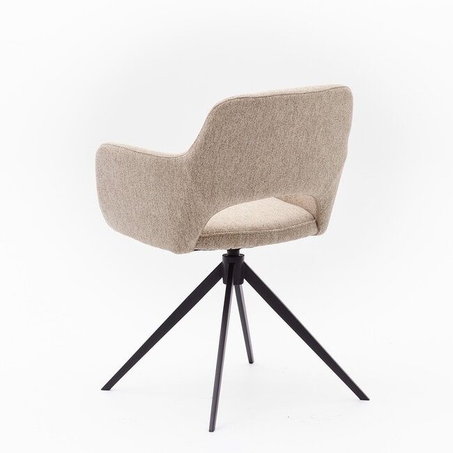Eetkamerstoel Cosy | SR 101 Ecru - Turn black