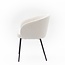 Eetkamerstoel Tono | Alpine Ivory - Fix black