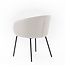 Eetkamerstoel Tono | Alpine Ivory - Fix black