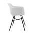 Kick Collection Buitenstoel Indy Wit - Zwart frame