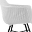 Kick Collection Buitenstoel Indy Wit - Zwart frame