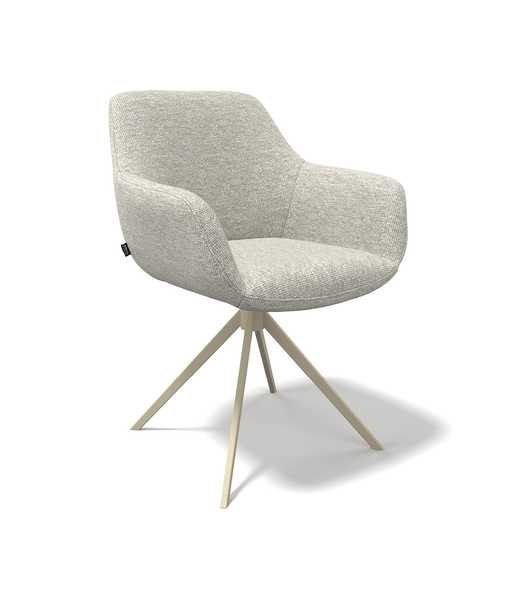 Geen Eetkamerstoel Positano - Lodge Linen 110 - Turn Champagne